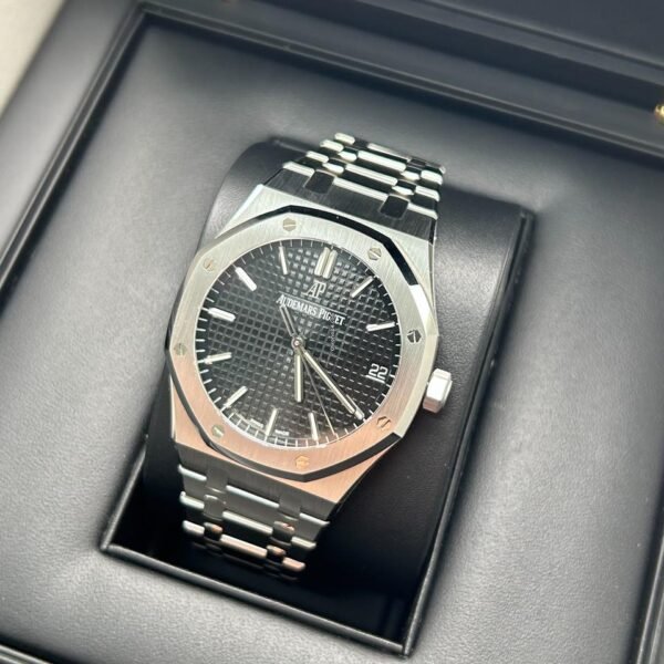 Audemars Piguet Royal Oak  black Dial 15500 model super master clone watch