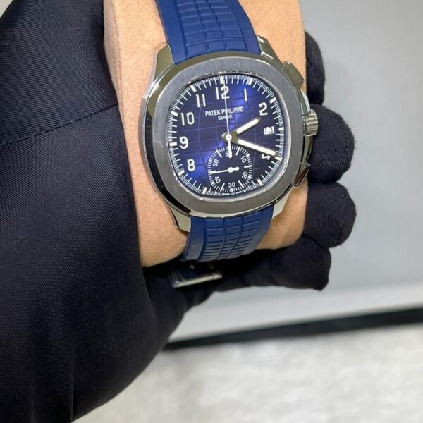 Patek Philippe Aquanaut Chronograph BLUE Dial  Ref. 5968G -010 SUPER CLONE WATCH