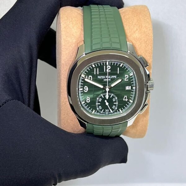 Patek Philippe Aquanaut Chronograph Green Dial  Ref. 5968G -010 SUPER CLONE WATCH