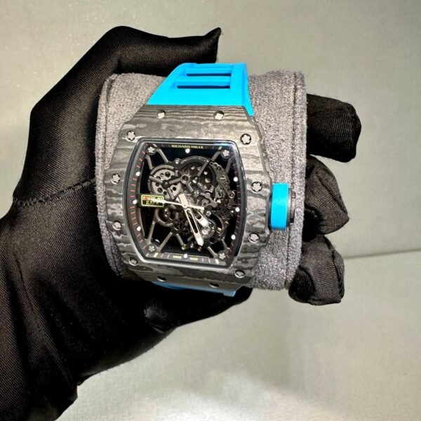 Richard Mille RM 35-01 rafa black bazel with blue strap super clone watches in Dubai