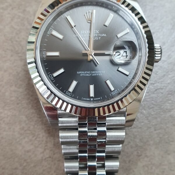 Rolex Datejust brown dial rose gold dual tone super clone watches in dubai at watchesindubai.com
