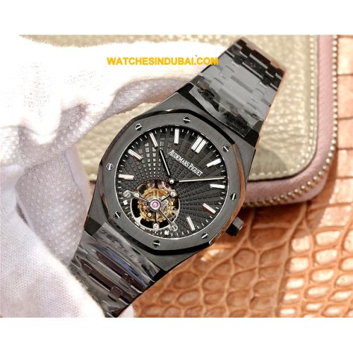Audemars Piguet Royal Oak TOURBILLON EXTRA-THIN full Black 1:1 Super clone WATCH