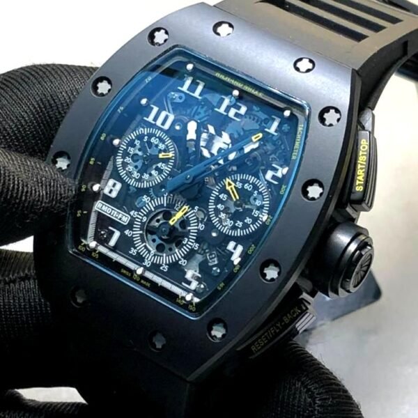 RICHARD MILLE RM 011 black with yellow marking super clone 1:1 watch