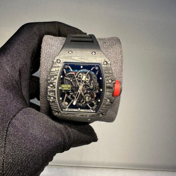 RICHARD MILLE RM 35-02 RAFAEL NADAL BLACK RUBBER STRAP SUPER CLONE WATCH