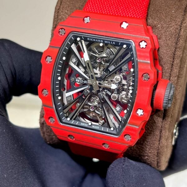 RM 12-01 Rafael Nadal red super clone slim watch