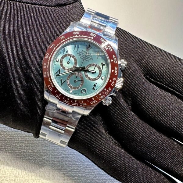 Rolex Cosmograph Daytona  sky blue dial arabic edition slim super clone watch