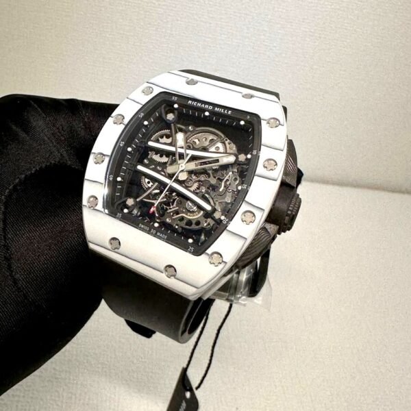 Richard Mille, RM 61-01, Skeleton Dial, "Yohan Blake Monochrome", Black Carbon, 50mm