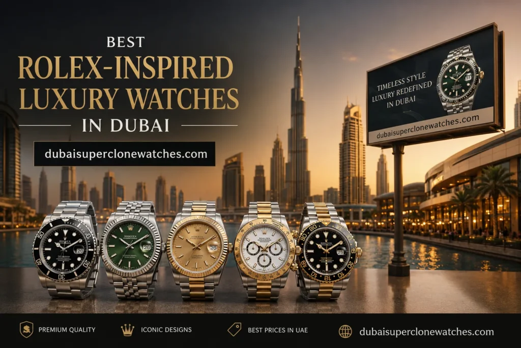 Best Rolex-Inspired Luxury Watches in Dubai