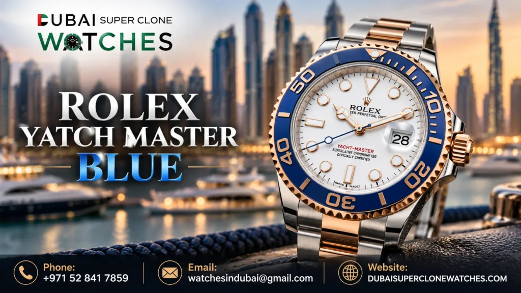 ROLEX YATCH MASTER BLUE
